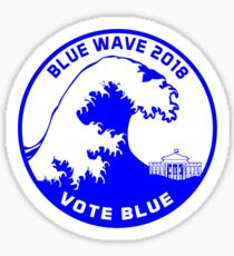 Blue Wave 2018 Vote Blue Sticker