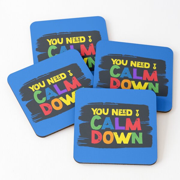 Item preview, You Need to Calm Down Rainbow Colors designed and sold by JillyBDesigns.