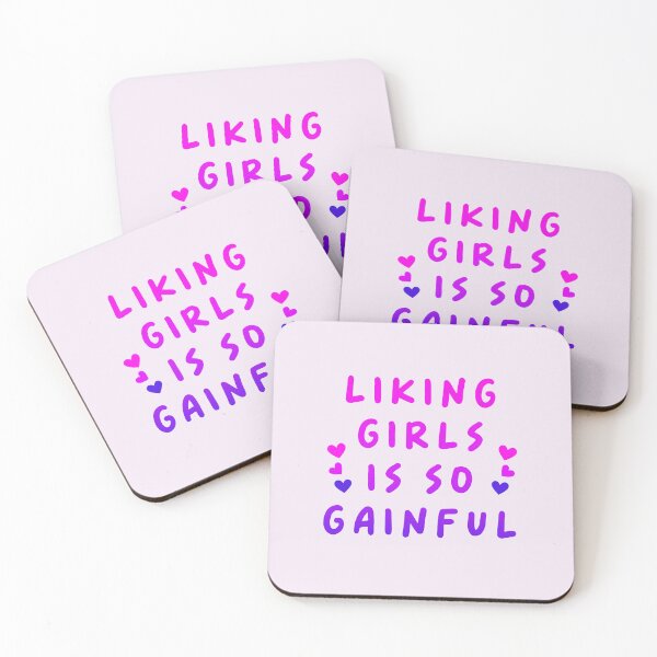 Item preview, Liking Girls Is So Gainful Bad Buddy Ink Quote designed and sold by annylands.