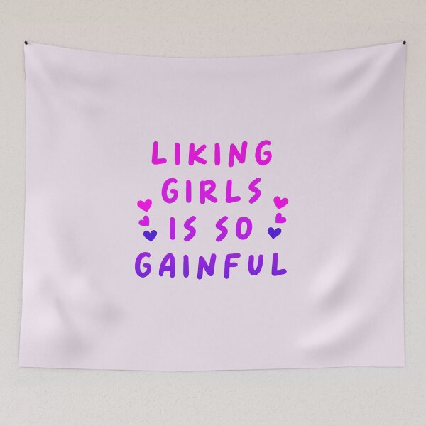 Item preview, Liking Girls Is So Gainful Bad Buddy Ink Quote designed and sold by annylands.