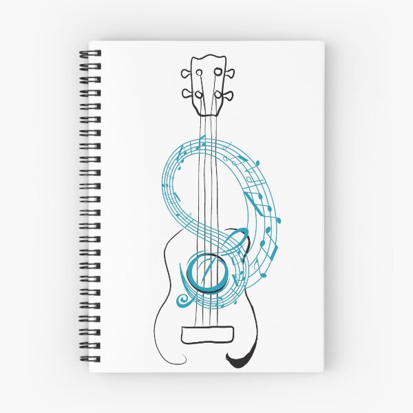 Item preview, Ukulele with sheet music designed and sold by piesdesignart.