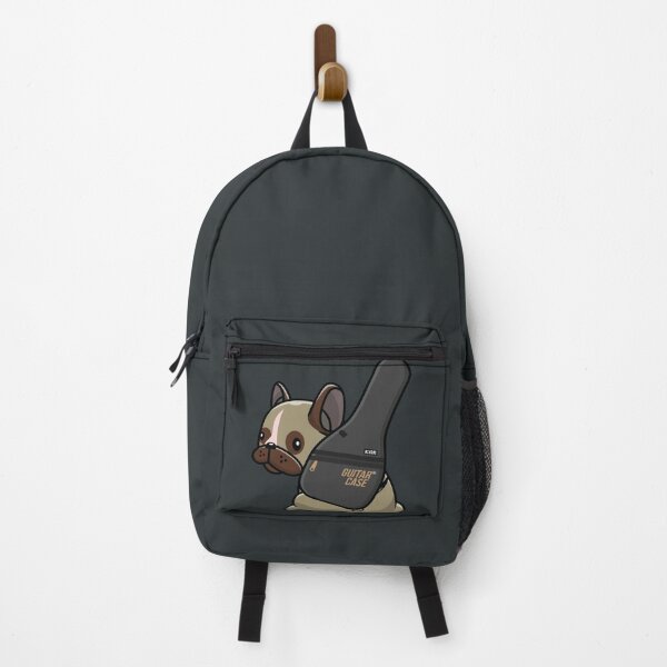Item preview, Musician dog carrying his guitar case  designed and sold by Donutlovers.