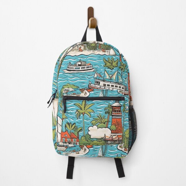 Item preview, Key West Inspired Pattern / Illustration designed and sold by EverettAtlas.