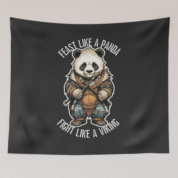 Item preview, Viking Panda - Feast Like a Panda, Fight Like a Viking designed and sold by KamilMalinowski.