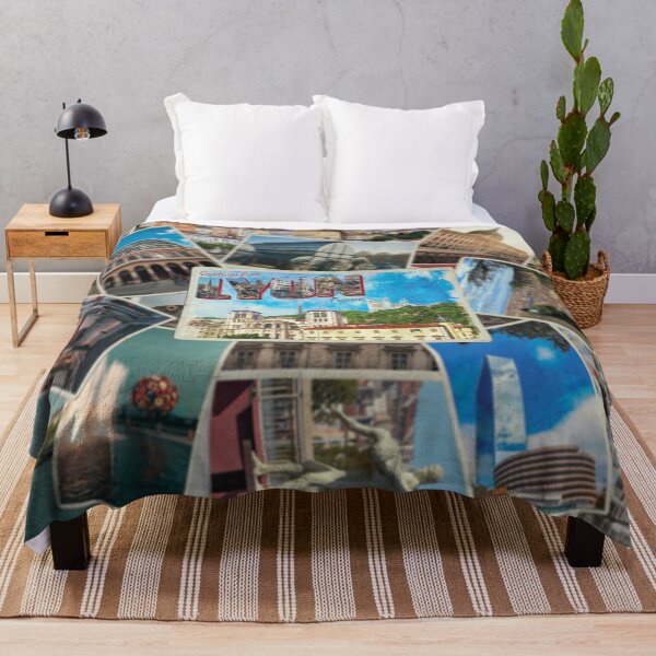 Item preview, Greetings from Lyon in France Vintage style retro souvenir designed and sold by DeveloperProp0.