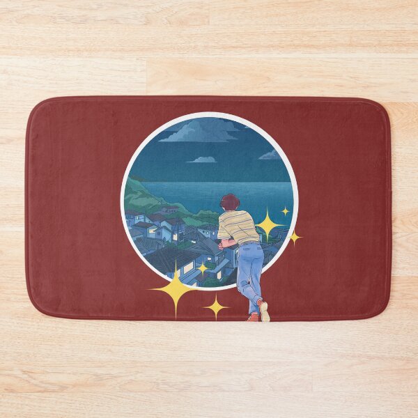 Item preview, 90s Style Retro Anime Boy Gazing Out Anibae designed and sold by ChibiCollectors.