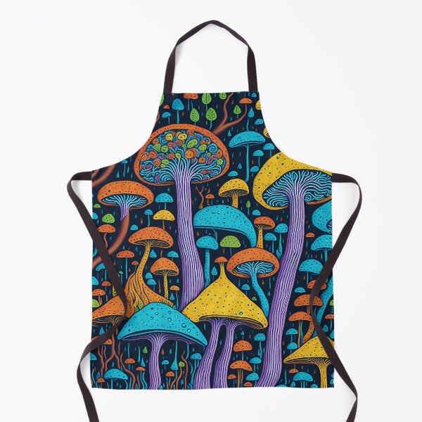 Item preview, Colorful Mushrooms Digital Art designed and sold by ZenStickConcept.