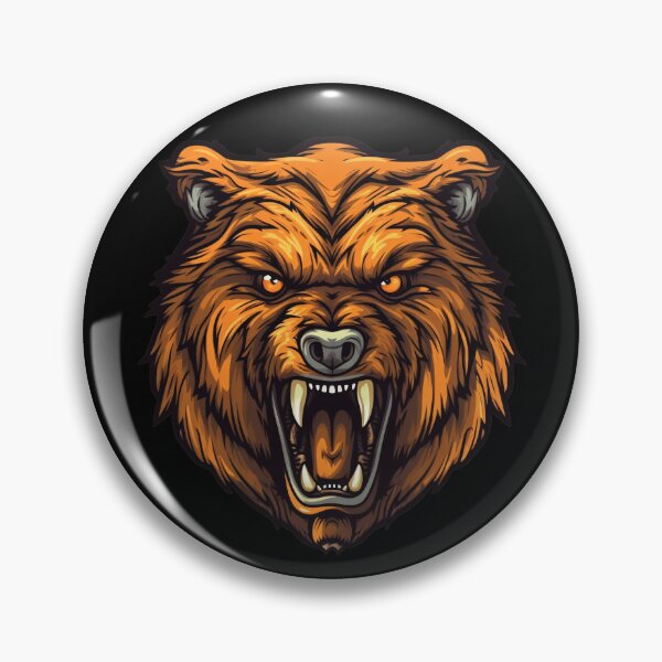 Item preview, Raging Grizzly Bear designed and sold by candlewithhare.