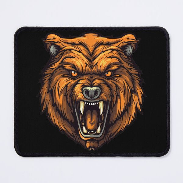 Item preview, Raging Grizzly Bear designed and sold by candlewithhare.
