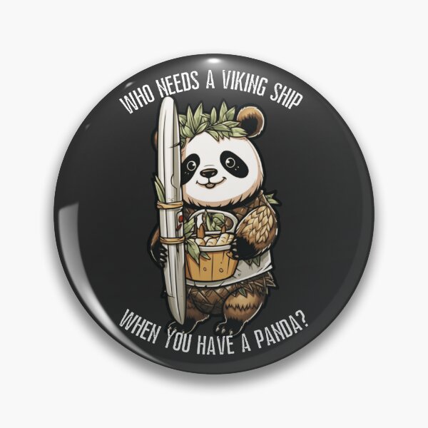 Item preview, Viking Panda - Who Needs a Viking Ship When You Have a Panda? designed and sold by KamilMalinowski.