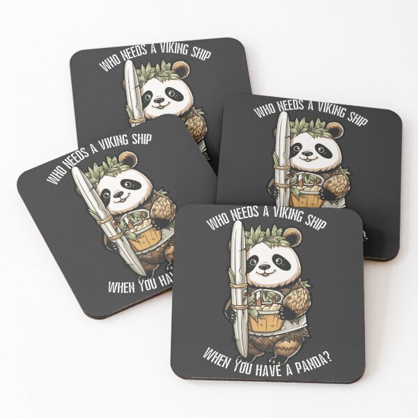 Item preview, Viking Panda - Who Needs a Viking Ship When You Have a Panda? designed and sold by KamilMalinowski.