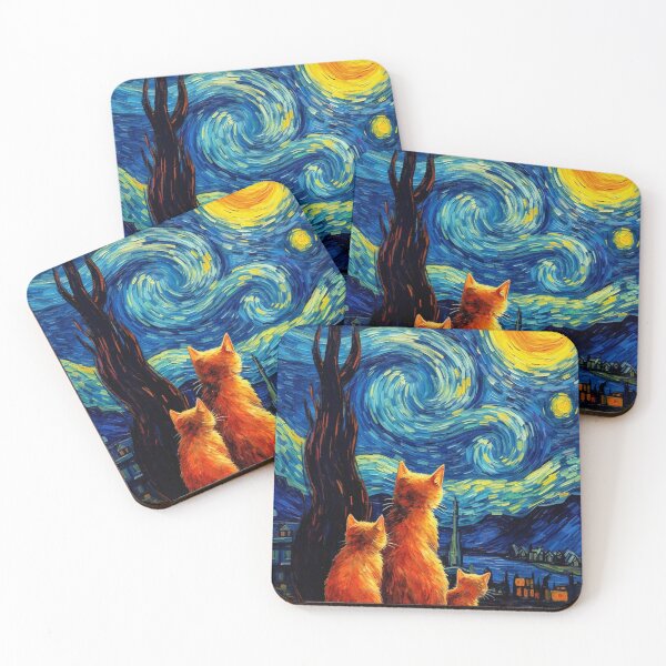 Item preview, Cat van Gogh  designed and sold by Cat loco.