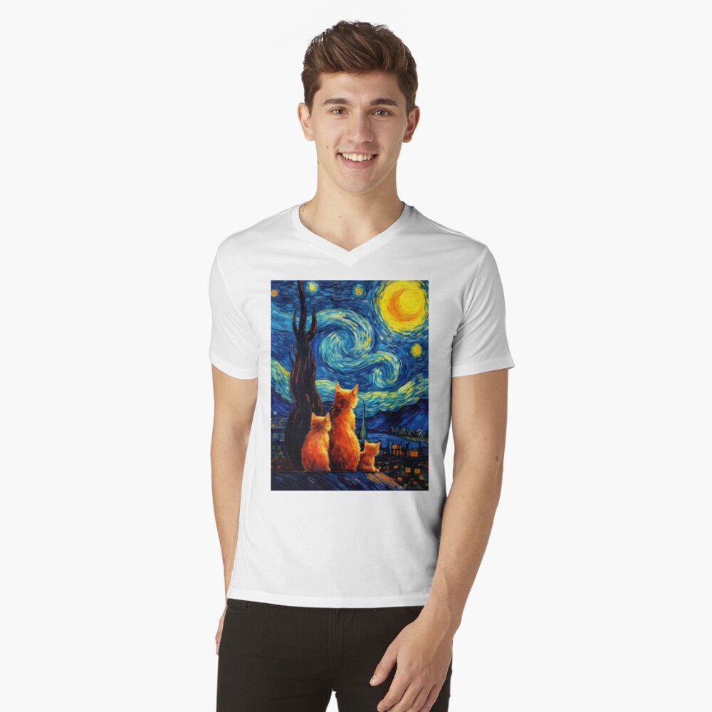 Item preview, V-Neck T-Shirt designed and sold by Catloco.