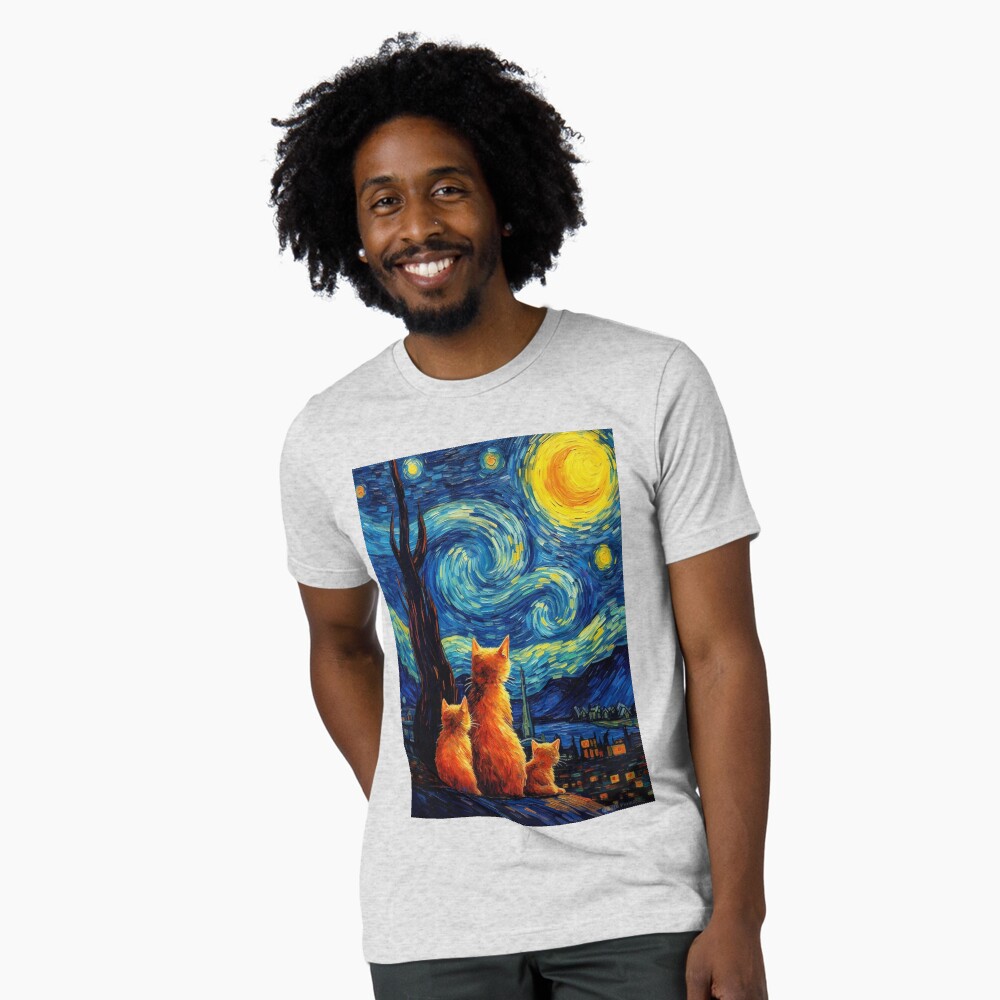 Aperçu de l'œuvre T-shirt chiné créée et vendue par Catloco.