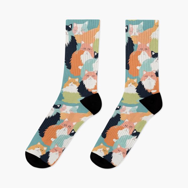 Item preview, Cats Pattern designed and sold by SpicyGraphicArt.