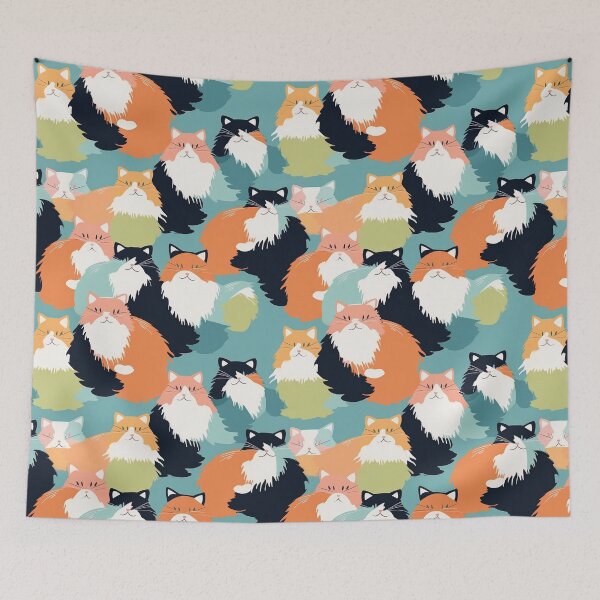Item preview, Cats Pattern designed and sold by SpicyGraphicArt.