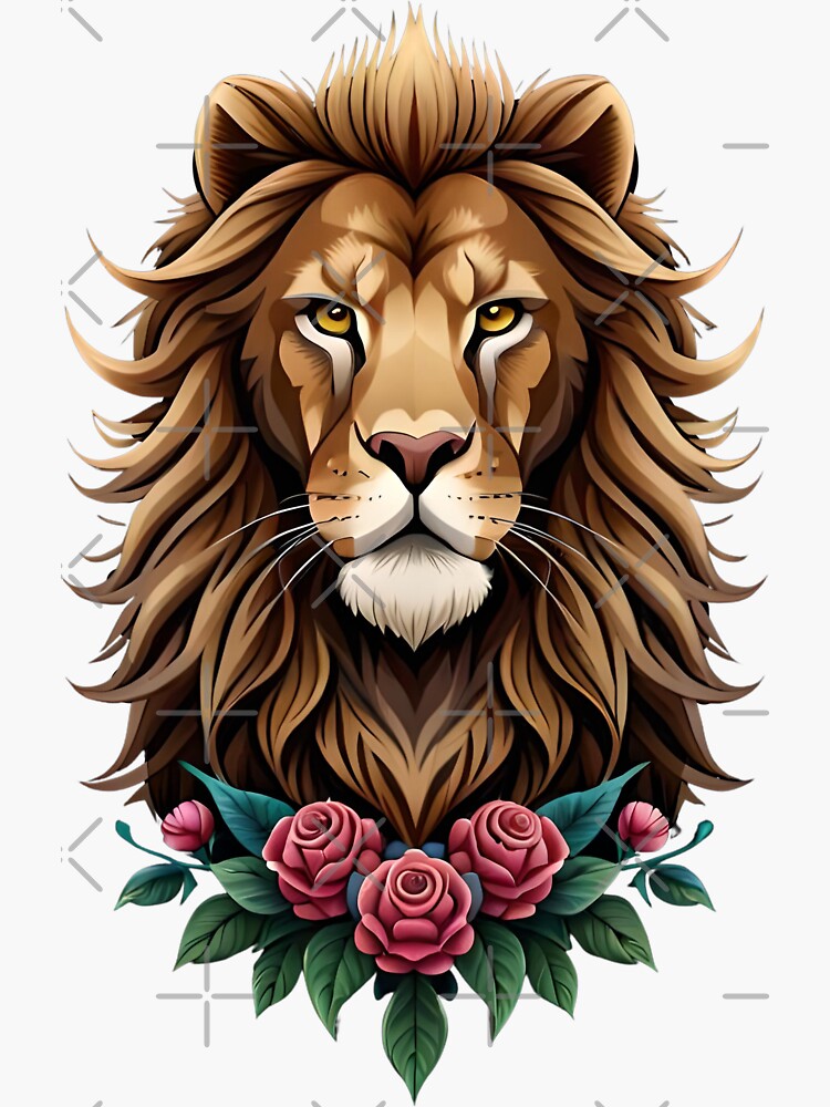 Tattoo uploaded by @trialestudioart • Lion & flowers 🌺🦁🌹 • Tattoodo