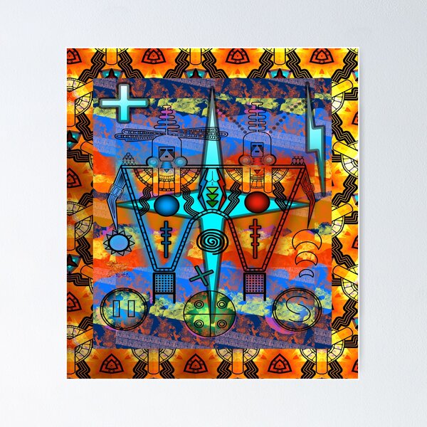 Item preview, Ancient Alien With Border #1 designed and sold by moonteesinquah.