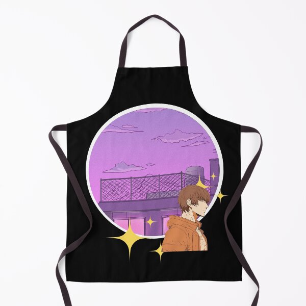 Item preview, 90s Retro Style Anime Boy Brown Hair Side Profile Anibae designed and sold by ChibiCollectors.
