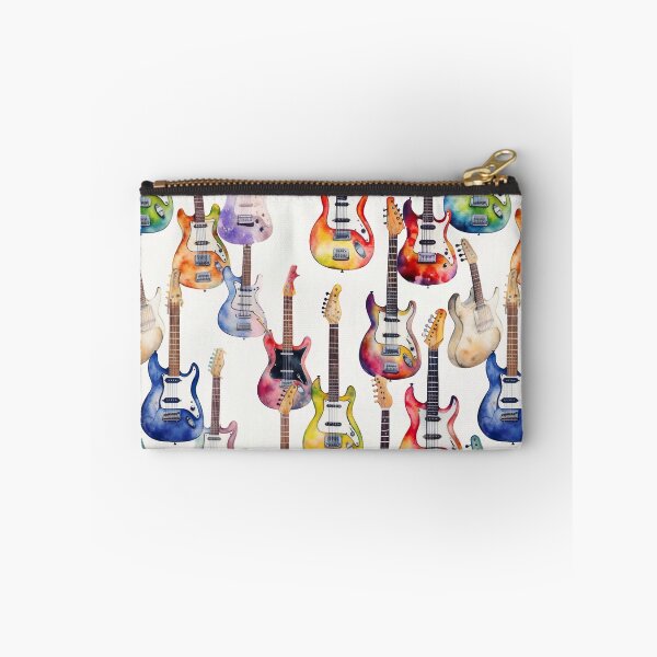 Item preview, Watercolour Electric Guitars Pattern designed and sold by PatternStudios.