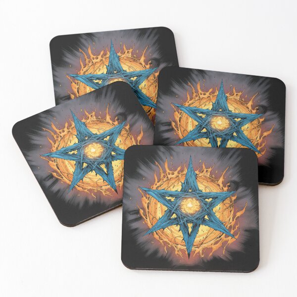 Item preview, Anime Manga Comic Book Chaos Magick Flaming Hexagram  designed and sold by Drahcnayel.