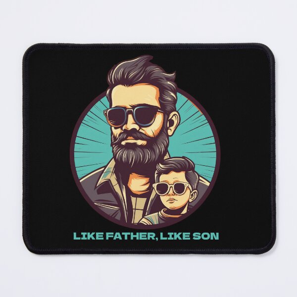 Item preview, Like Father, Like Son For Father's Day designed and sold by ToonBrunnette.