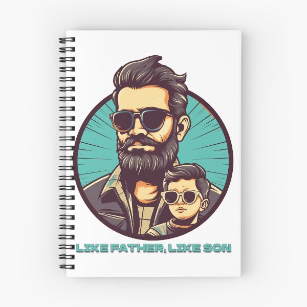 Item preview, Like Father, Like Son For Father's Day designed and sold by ToonBrunnette.