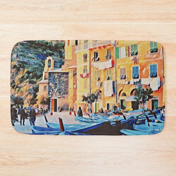 Item preview, CINQUE TERRE BOATS designed and sold by ArtbyRolleen.