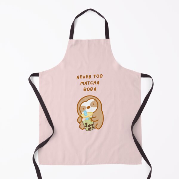 Item preview, Never Too Much Boba Matcha Boba Sloth designed and sold by theslothinme.