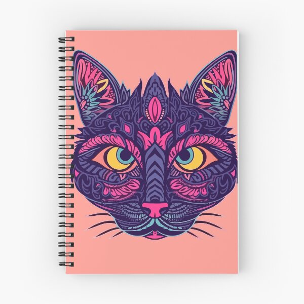 Artikelvorschau, Verwirrte und bunte Katze entworfen und verkauft von RandomForestBot.
