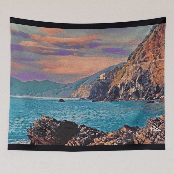 Item preview, CINQUE TERRE CLIFF WALK designed and sold by ArtbyRolleen.