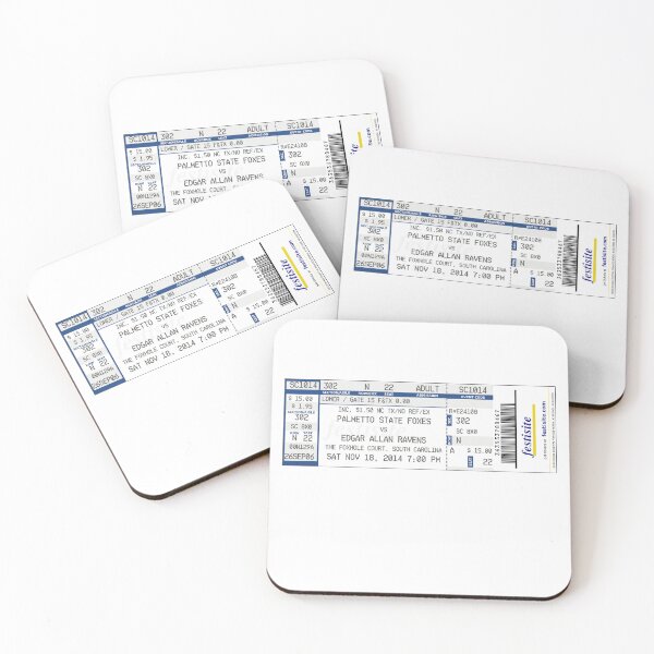 Item preview, The Foxhole Court Game Tickets designed and sold by belile.