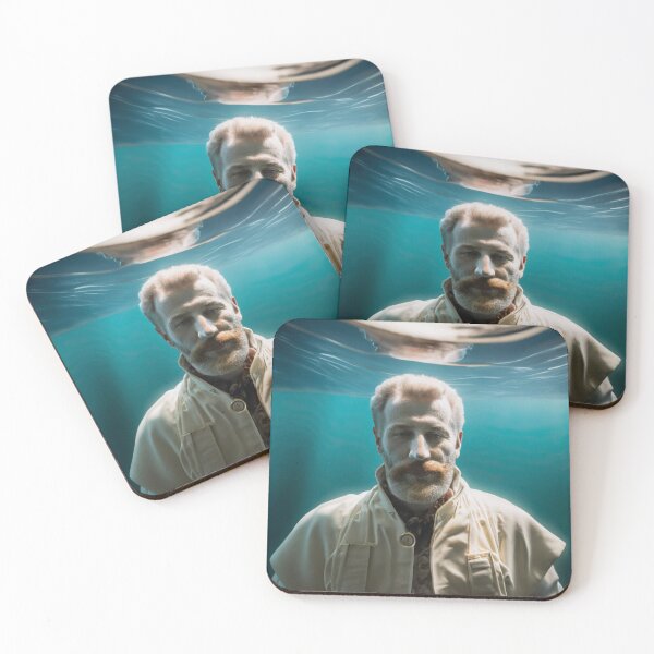Item preview, Portrait of man underwater designed and sold by jsebouvi.