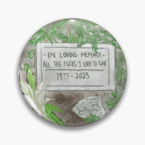 Item preview, Memorial Tombstone “I Don’t Give a Duck” designed and sold by MandaScribbles.