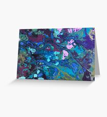 Colourful Galaxies Greeting Card