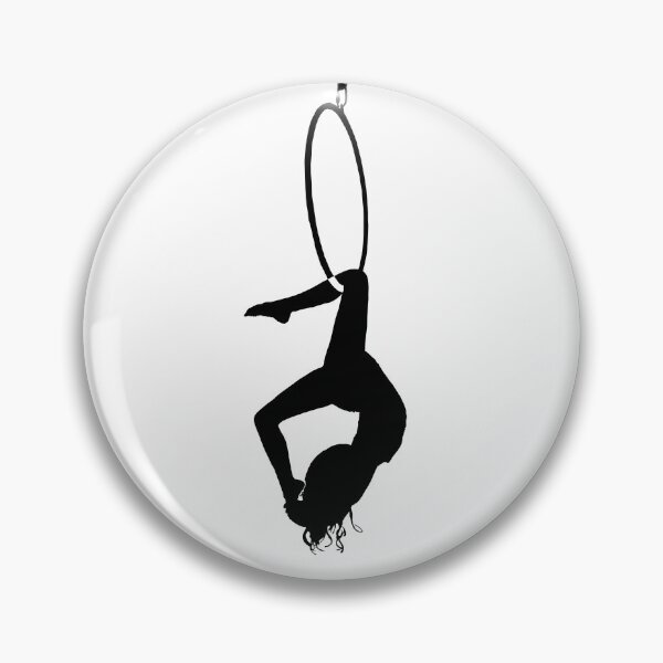 Item preview, Aerial Hoop/ Lyra Silhouette designed and sold by AbsurdiaLabs.