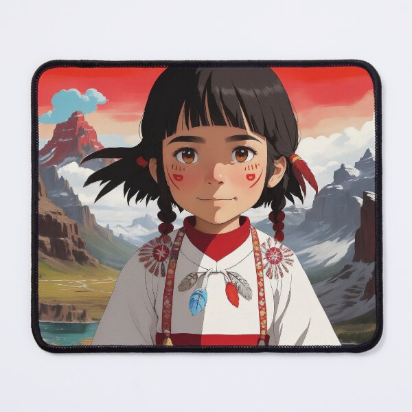 Item preview, FJP0026 - Native American Girl designed and sold by Futuriddle.