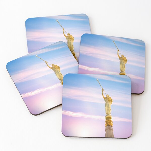 Item preview, Angel Moroni: The Trump has Sound, Vivid Acrylic Photomanipulation designed and sold by melodyrosemedia.