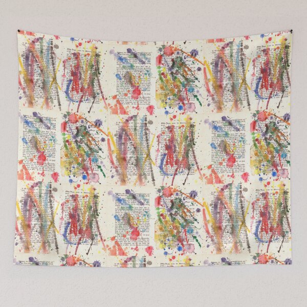Item preview, Watercolor on a vintage page designed and sold by Julianum.