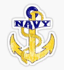 Vintage NAVY Anchor - Fathers Day Gift! Sticker