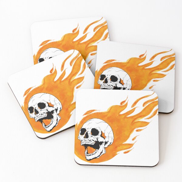 Item preview, Fire Skull designed and sold by RobbMcC.
