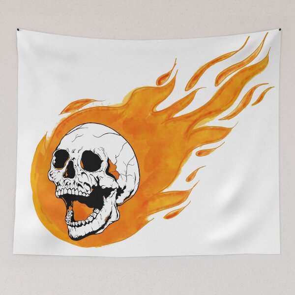 Item preview, Fire Skull designed and sold by RobbMcC.