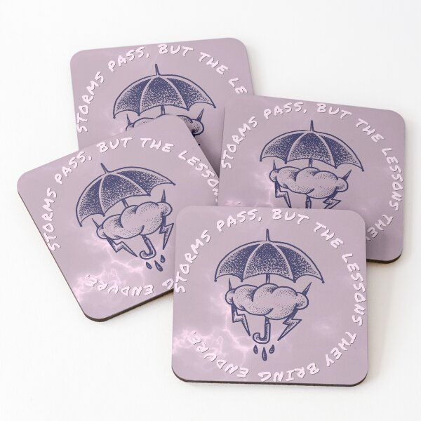 Item preview, Storms pass, but the lessons they bring endure raincloud designed and sold by StitchesSleeves.