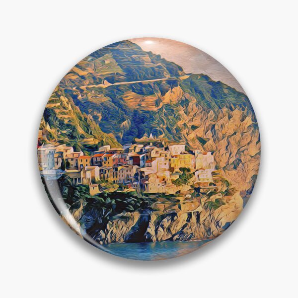 Item preview, CINQUE TERRE CLIFFS 3 designed and sold by ArtbyRolleen.