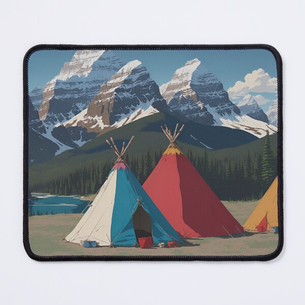 Item preview, FJP0027 - Array of Colorful Tepees designed and sold by Futuriddle.