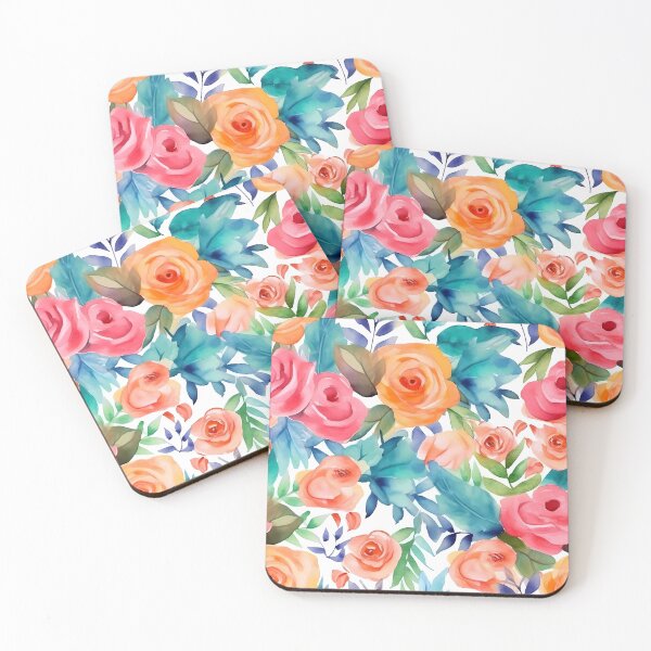 Item preview, Enchanting Watercolor Rose Cascade - Blossom Beauty and Artistic Flair designed and sold by mp0914.