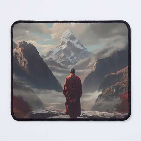 Item preview, The Monk and the Mountain designed and sold by JandJil.