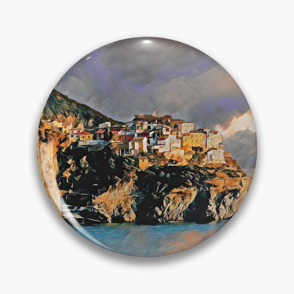 Item preview, CINQUE TERRA CLIFFS 4 designed and sold by ArtbyRolleen.