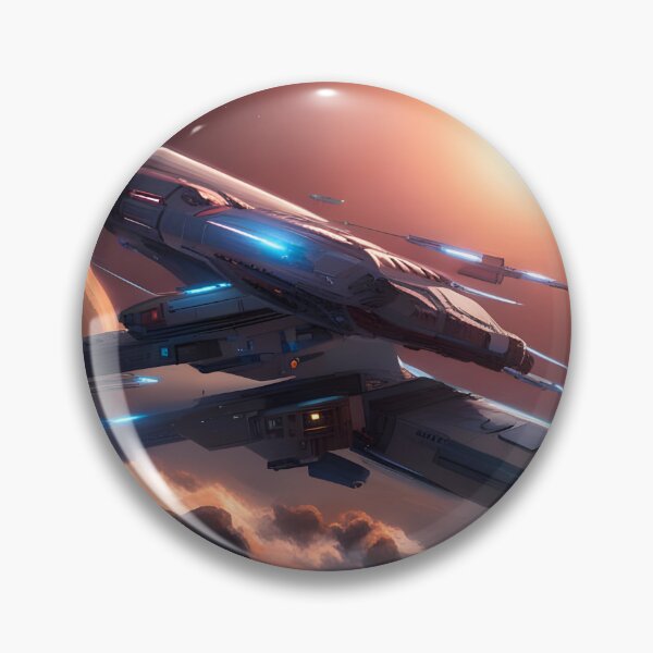 Item preview, Star Ship Planet Side designed and sold by Ink Art Design.