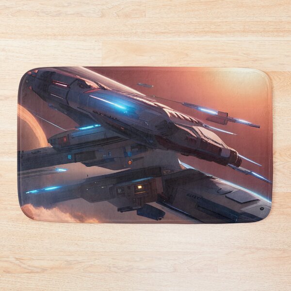 Item preview, Star Ship Planet Side designed and sold by Ink Art Design.